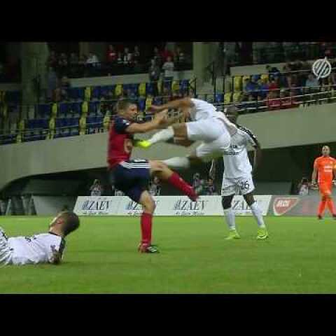 Durva karaterúgás a Videoton - Dudelange BL-selejtezőn