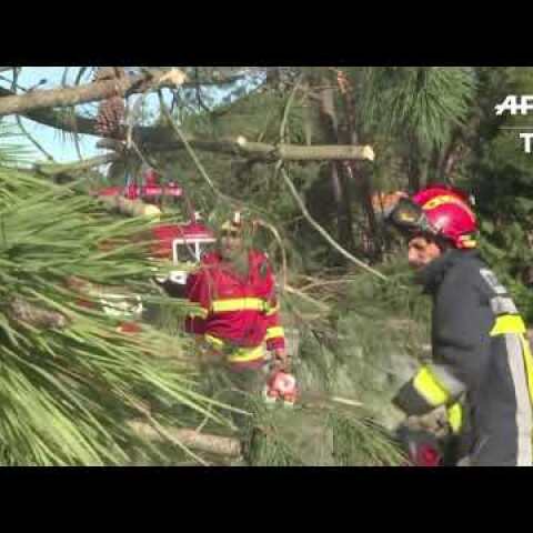 'Zombie' Storm Leslie Smashes Into Portugal