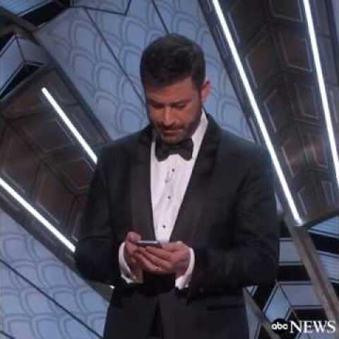Jimmy Kimmel Tweets to President Trump | Oscars 2017