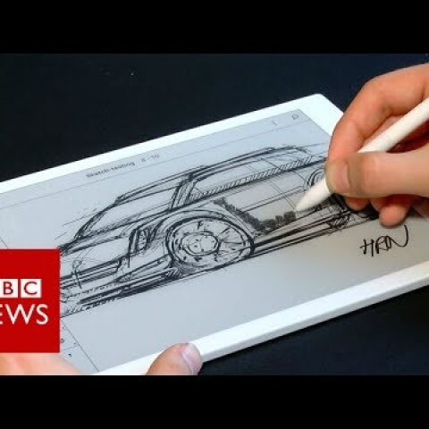 Digital notepad 'feels like real paper' - BBC News