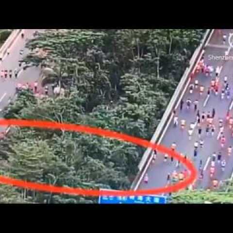 Shenzhen half marathon descends into chaos after runners cheat