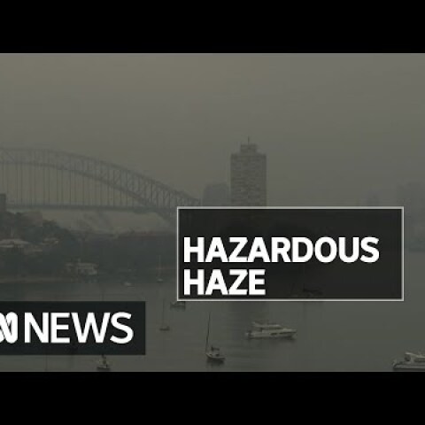 Sydney blanketed in thick layer of smoke haze | ABC News