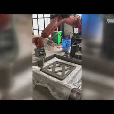 Come and see the #3D-printed concrete bridge that was built in Shanghai