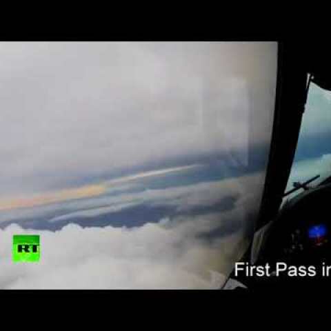 See it coming! Hurricane Irma seen from NOAA plane