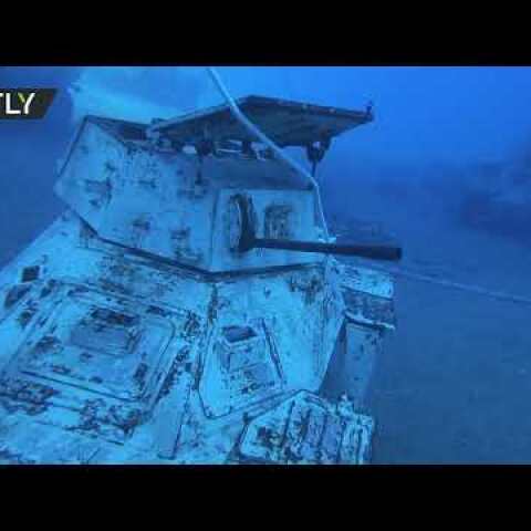 Jordan sinks military hardware to launch an underwater museum