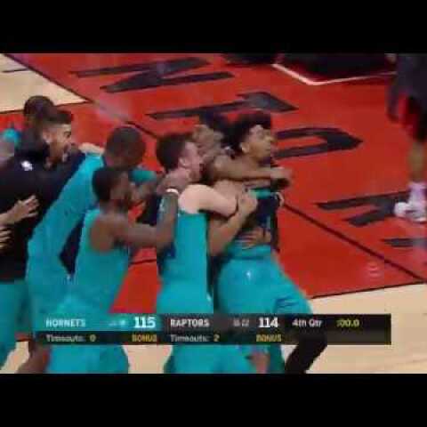 Jeremy Lamb UNBELIEVABLE GAME-WINNER, SHOCKS THE WORLD | Hornets vs Raptors - March 24, 2019