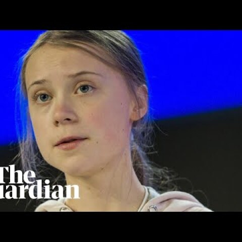 'What will you tell your children?': Greta Thunberg blasts climate inaction at Davos