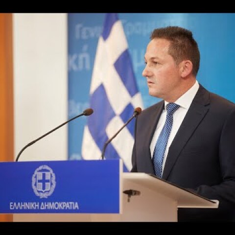 Η ενημέρωση των πολιτικών συντακτών από τον Κυβερνητικό Εκπρόσωπo κ. Στέλιο Πέτσα (27-8-2019)