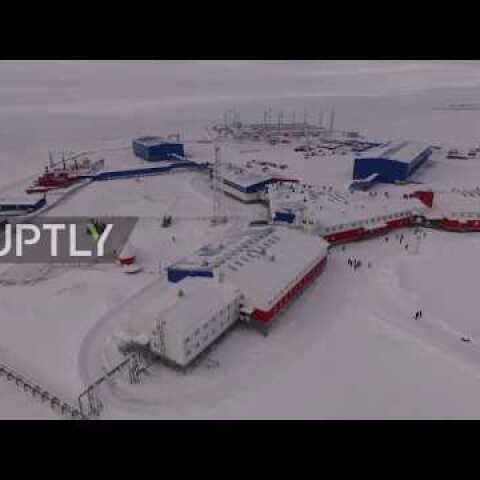 Get a glimpse of the Russian Arctic 'clover-looking' military base