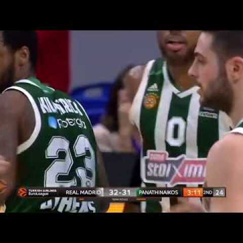 Real Madrid - Panathinaikos BC OPAP Athens 75-72 | Euroleague Highlights | Playoffs - Game 1