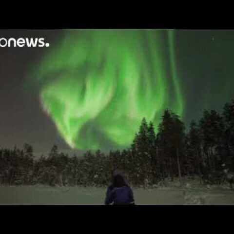 Φινλανδία: Εντυπωσιακές εικόνες από το βόρειο σέλας