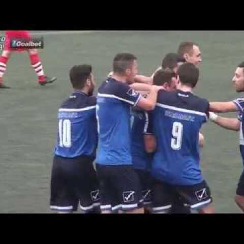 Ποσειδώνας Καλαμαριάς - Ολυμπιακός Κυμίνων (το 1-0 του Κουντουριώτη)