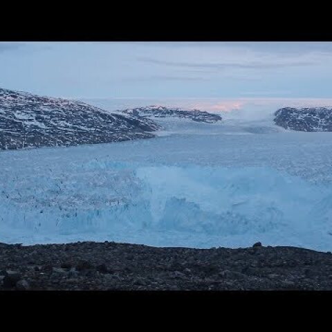 NYU Scientists Capture 4-mile Iceberg Breaking in Greenland