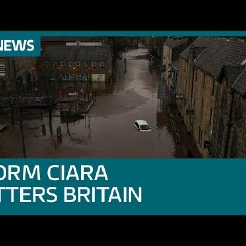 Storm Ciara brings flooding and severe disruption to UK | ITV News
