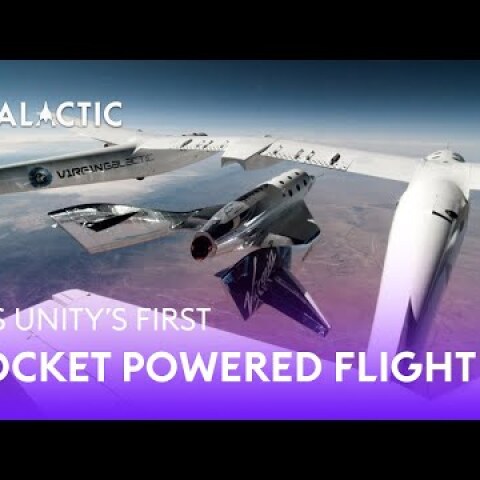 VSS Unity's First Rocket Powered Flight