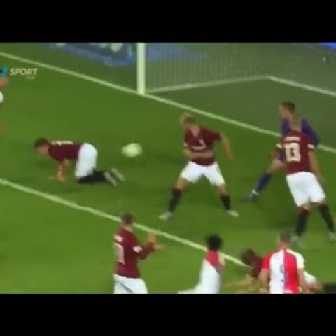 Hlarious own goal - Sparta Prague vs Slavia Prague!!!