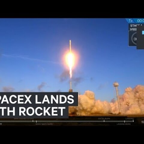 Watch SpaceX Lands Its 10th Rocket For A Top Secret Mission