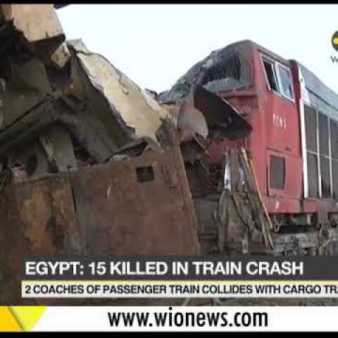 Egypt: 15 killed and 40  injured in train crash