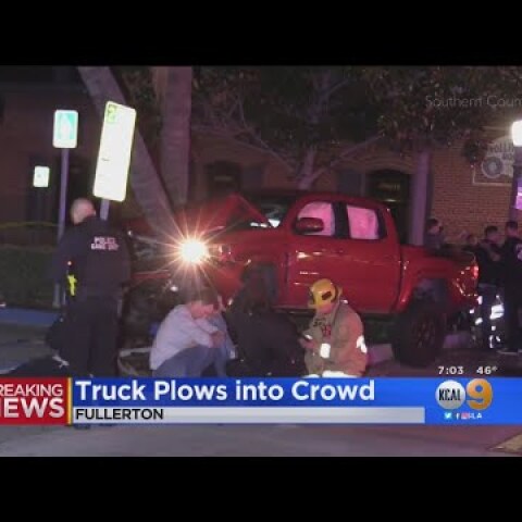 Driver Arrested For Striking Nine Pedestrians In Fullerton