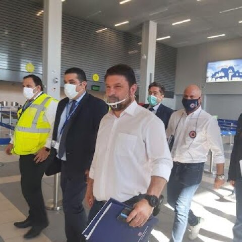 Στη Ζάκυνθο ο Υφυπουργός Π.Π. Νίκος Χαρδαλιάς, για την τήρηση των μέτρων στο αεροδρόμιο