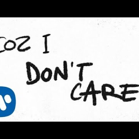 Ed Sheeran & Justin Bieber - I Don't Care [Official Lyric Video]