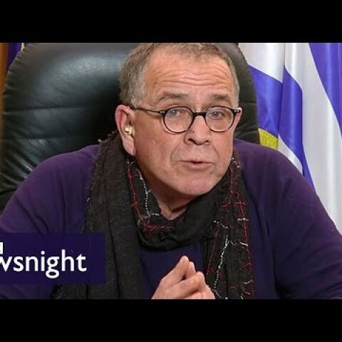 'We were told to push migrants back to sea': Greek minister - BBC Newsnight