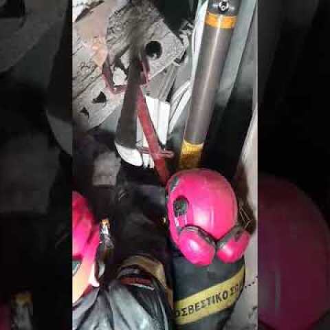 Η ΕΜΑΚ στη μάχη για τη σωτηρία εγκλωβισμένων στα ερείπια