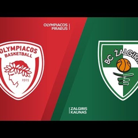 Olympiacos Piraeus - Zalgiris Kaunas Highlights |EuroLeague RS Round 29