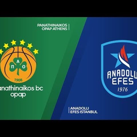 Panathinaikos OPAP Athens - Anadolu Efes Istanbul Highlights | EuroLeague, RS Round 6