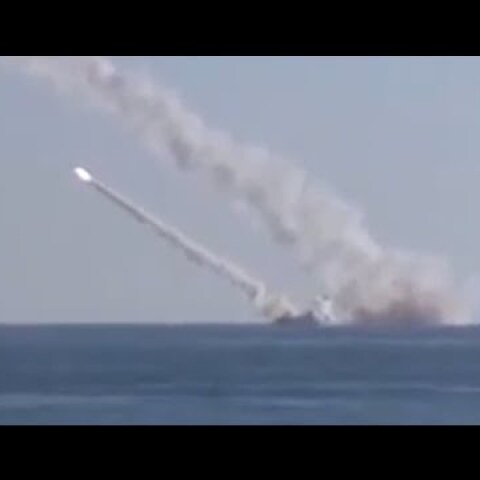 FIRST VIDEO: Russian submarine targets ISIS in Syria from Mediterranean