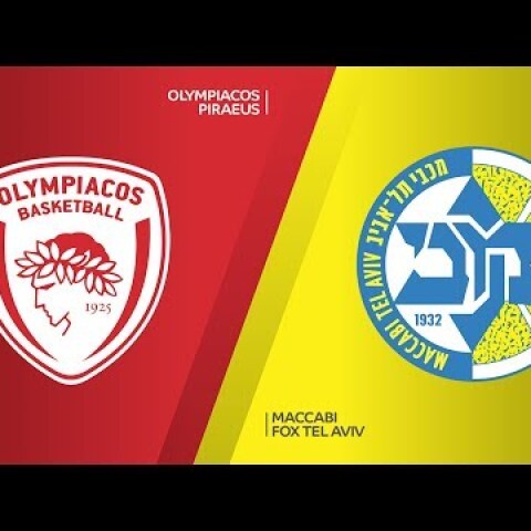 Olympiacos Piraeus - Maccabi FOX Tel Aviv Highlights | Turkish Airlines EuroLeague, RS Round 6