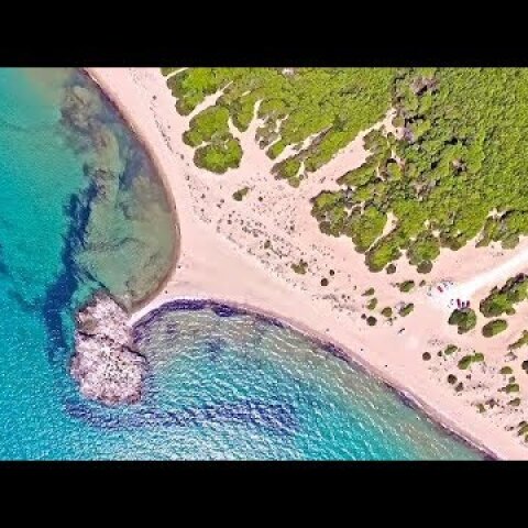 Κουνουπελακι Η "άτακτη", πανέμορφη αδερφή κοντά στην Καλόγρια | Greece Drone