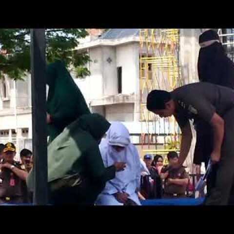 Public Caning Continues in Aceh