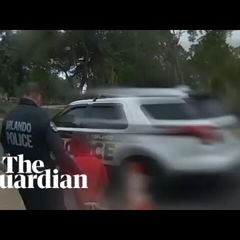 Body-cam footage of six-year-old girl's arrest by US police