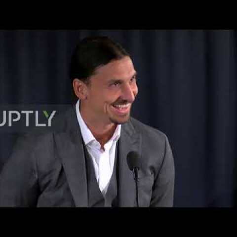 Giant bronze Ibrahimovic statue unveiled in Malmo