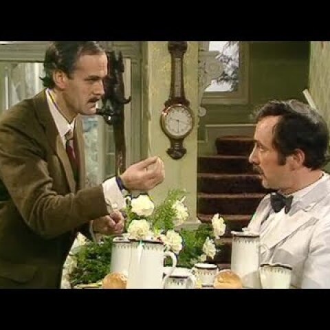 Basil Gives Manuel a Language Lesson | Fawlty Towers | BBC Comedy Greats