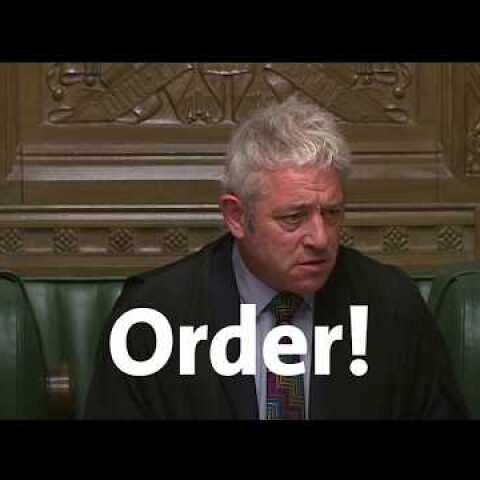 Order! Speaker John Bercow sorgt im House of Commons für Ordnung