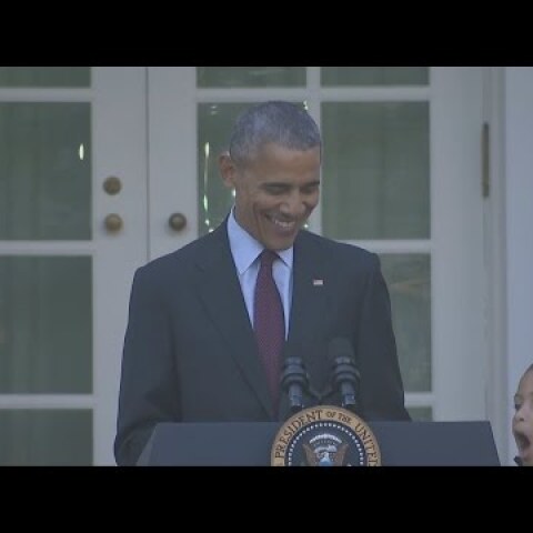 Obama's best dad jokes from final Thanksgiving turkey pardoning