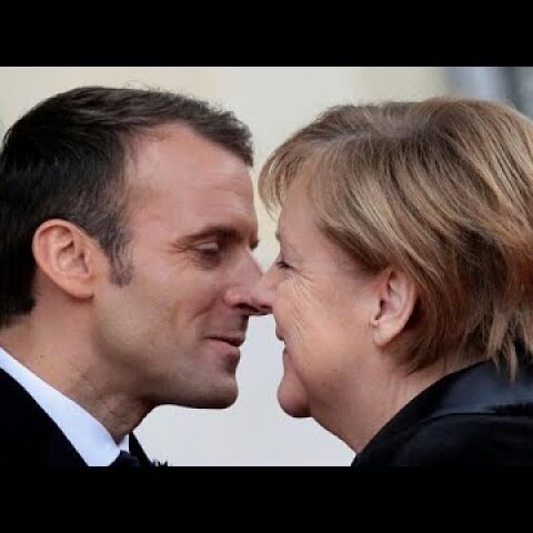Watch: Elderly woman confuses Merkel for 'Madame Macron'