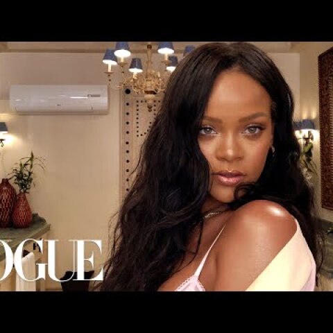 Rihanna's Epic 10-Minute Guide to Going Out Makeup | Beauty Secrets | Vogue
