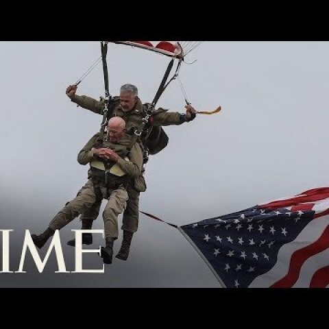 97-Year-Old D-Day Veteran Parachutes Into Normandy 75 Years After First Landing | TIME
