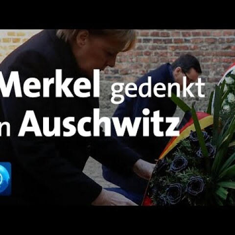 Merkel-Rede in Auschwitz - erster Kanzler-Besuch seit Kohl 1995