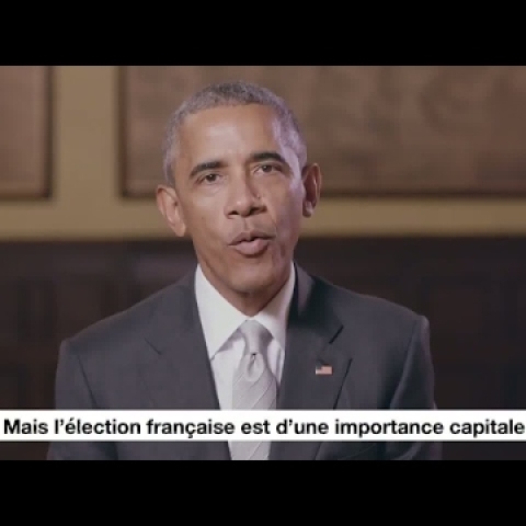 "En Marche! Vive La France!" Former US President Obama praises Emmanuel Macron