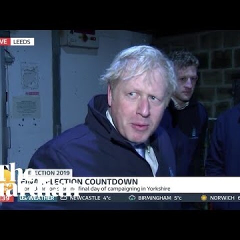 Boris Johnson hides in fridge to avoid TV interview