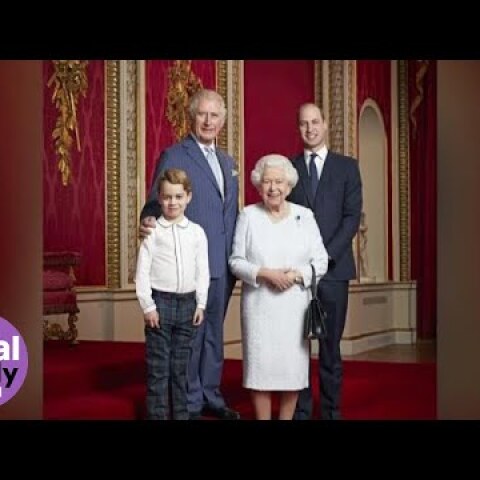 New Portrait Released of The Queen and Her Three Heirs