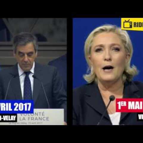 Quand Marine Le Pen plagie MOT POUR MOT un discours de Fillon !