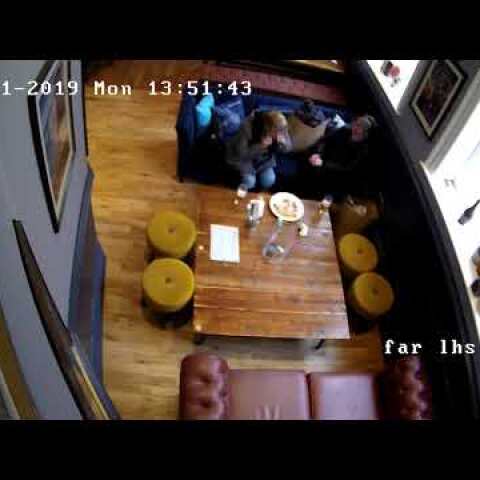 CCTV catches women putting hair on a pizza to get a refund