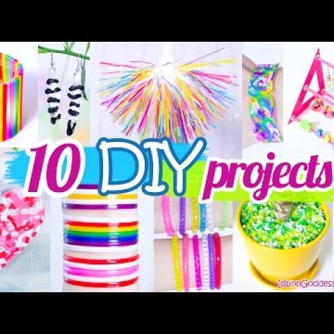 10 DIY Projects With Drinking Straws – 10 New Amazing Drinking Straw Crafts and Life Hacks