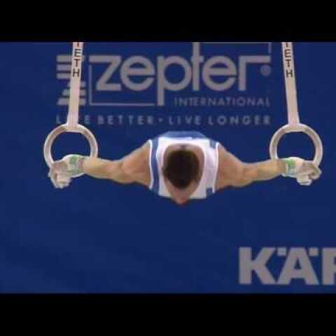 ΚΛΟΥΖ 2017: Λευτέρης Πετρούνιας (κρίκοι), τελικός ευρωπαϊκού ανδρών