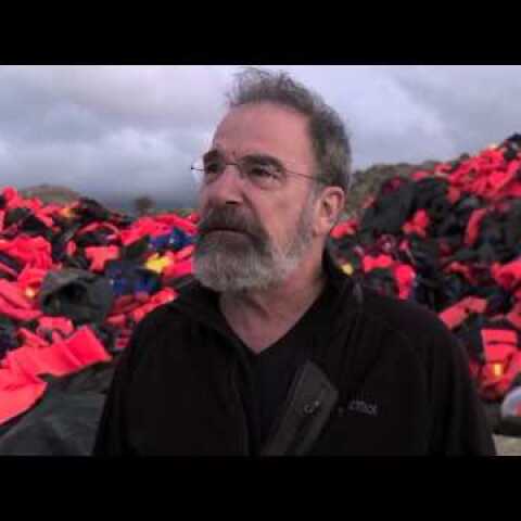 Mandy Patinkin visits Lesbos, Greece